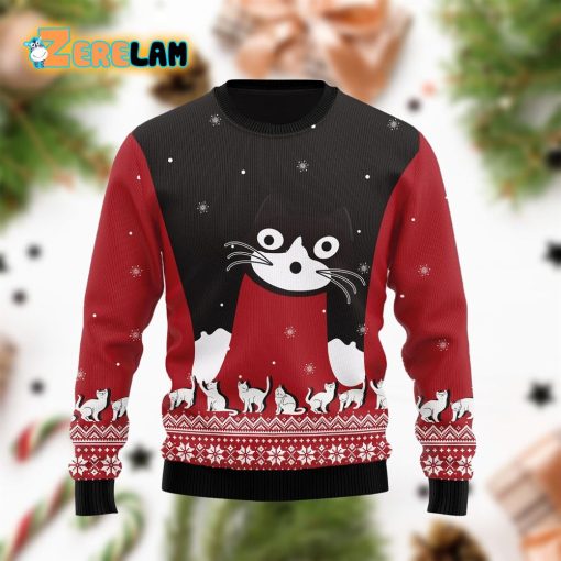 Cat Awesome Funny Ugly Sweater