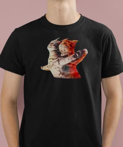 Cat Titanic Funny Shirt