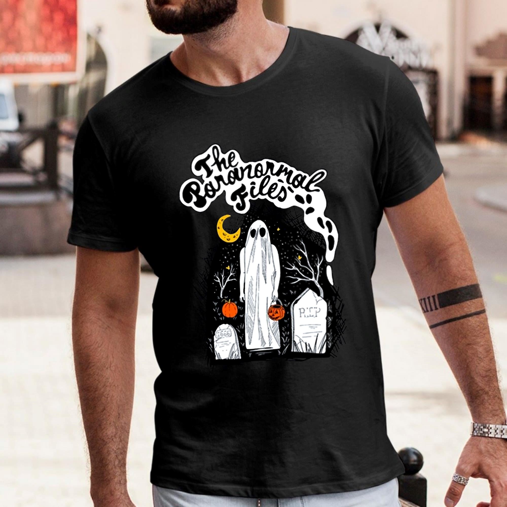 Cemetery Ghost The Paranormal Files Shirt - Zerelam