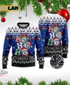 Chelsea Ho Ho Ho 3d Print Christmas Wool Sweater