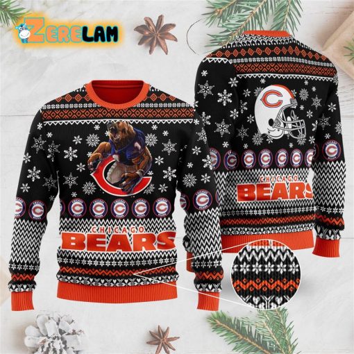 Chicago Bears Ugly Christmas Sweater All Over Print Sweatshirt