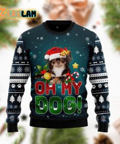Chihuahua Oh My Dog Funny Christmas Ugly Sweater