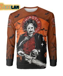 Chipotle Mexican Grill Horror 3d Full Over Print Sweater