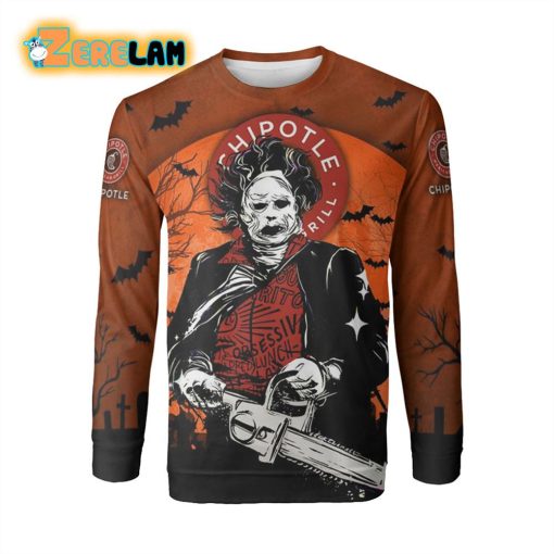 Chipotle Mexican Grill Horror 3d Full Over Print Sweater