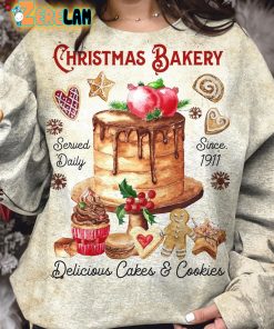 Christmas Bakery Delicious Cakes And Cookies Shirt