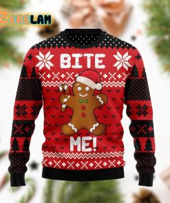 Bite Me Ugly Sweater Christmas