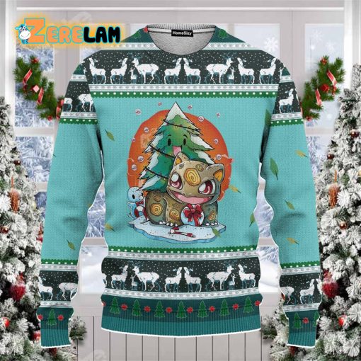 Christmas Bulbasaur Custom Cosplay Ugly Sweater