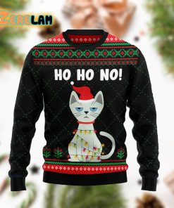 Christmas Cat Black Ugly Sweater