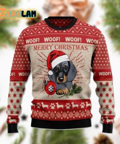Christmas Dachshund Dog Ugly Sweater