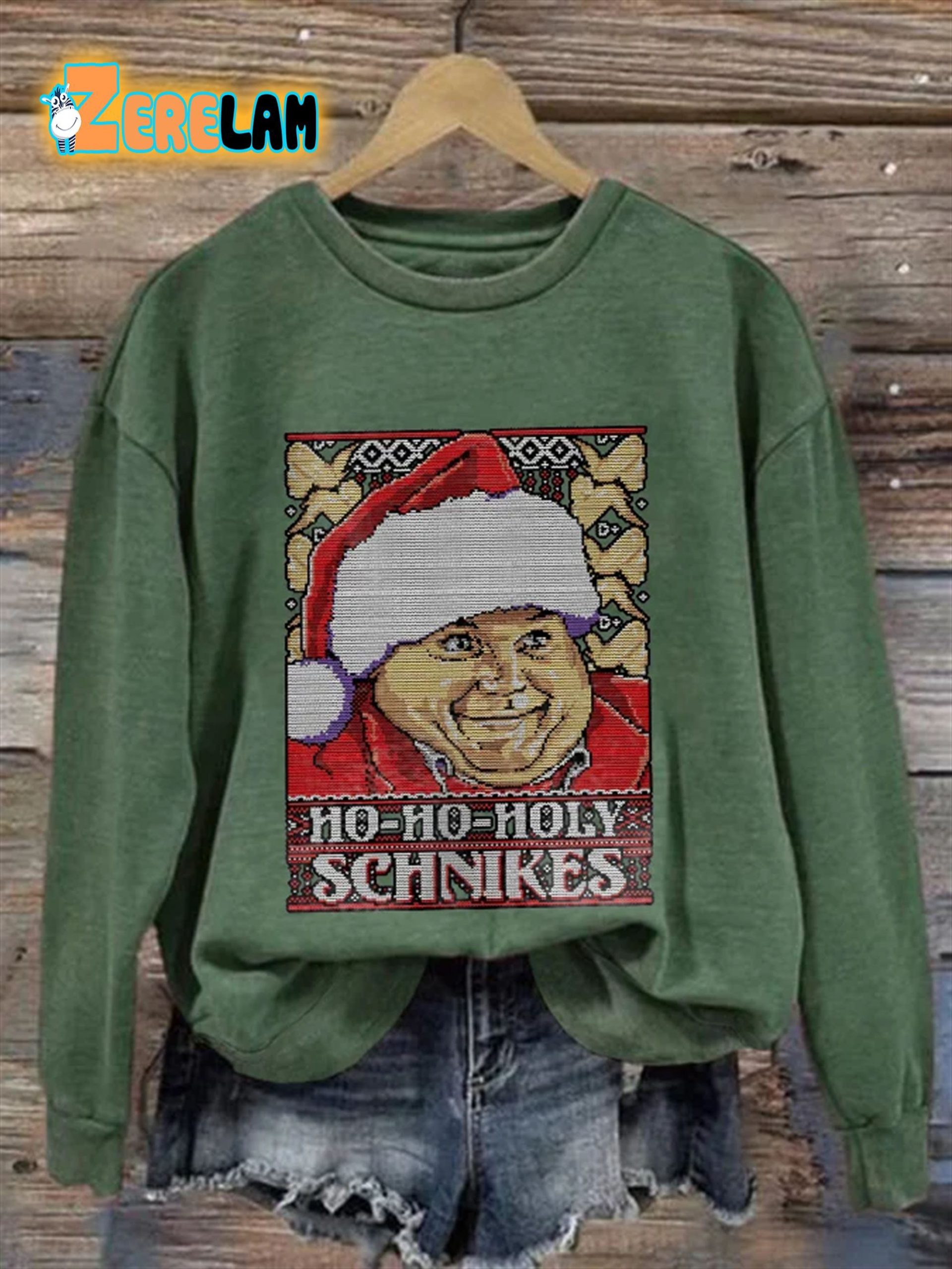 Holy schnikes christmas top sweater