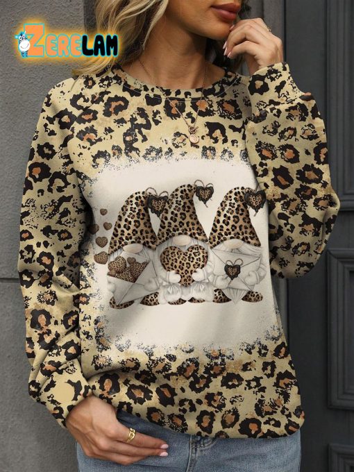 Christmas Leopard Gnome Sweatshirt