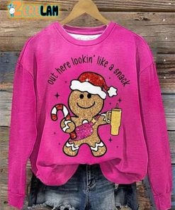 Christmas Out Here Lookin’ Like a Snack Gingerbread Sweatshirt