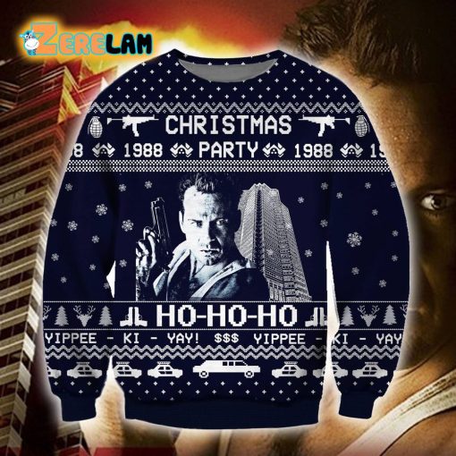 Christmas Party 1988 Hohoho Nakatomi Plaza Ugly Sweater