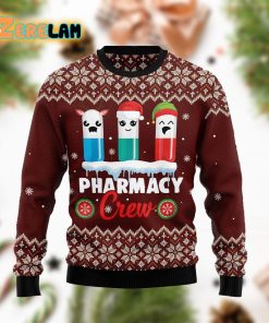 Christmas Pharmacy Crew Ugly Sweater For Men And Women