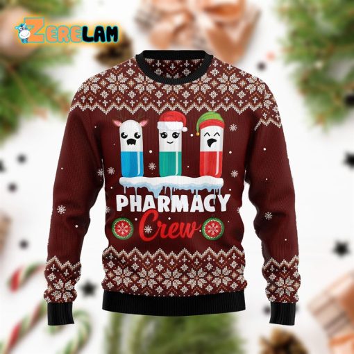 Christmas Pharmacy Crew Ugly Sweater For Men And Women