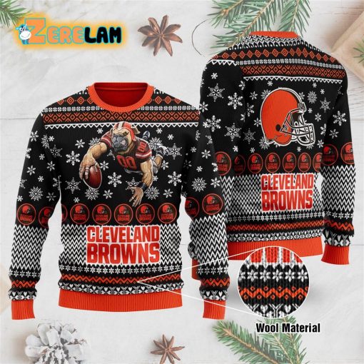 Cleveland Browns 3d Printed Ugly Sweater Christmas