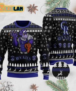 Colorado Rockies Ugly Christmas Sweater All Over Print Sweatshirt