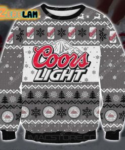 Coors Light Reindeer All Over Print Ugly Christmas Sweater