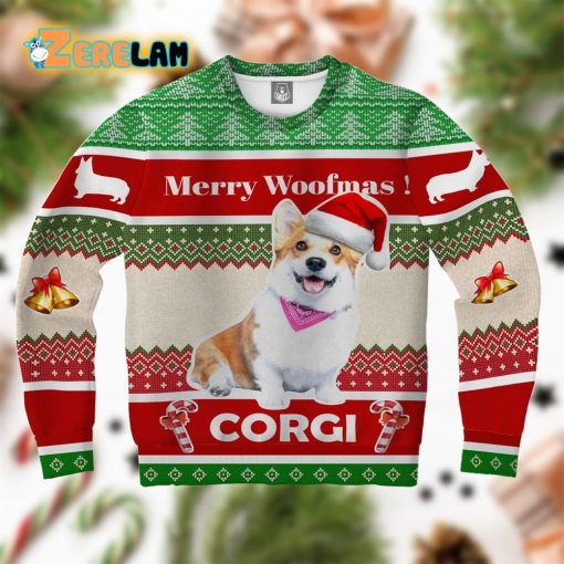 Corgi Dog Christmas Ugly Sweater