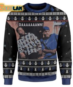 Craig And Smokey Friday Damn For Meme Lovers Ugly Christmas Sweater All Over Print Sweatshirt