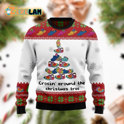 Crocin Around The Funny Christmas Ugly Sweater