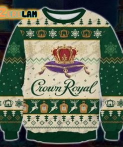 Crown Royal Apple Ugly Christmas Sweater All Over Print Sweatshirt