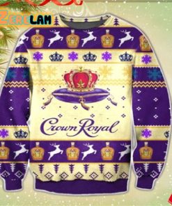 Crown Royal For Unisex Ugly Sweater All Over Print