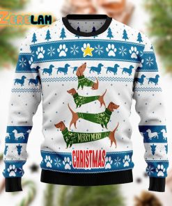 Cute Dachshund Christmas Ugly Sweater