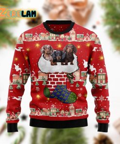 Dachshund Light Up Ugly Sweater For Men And Women