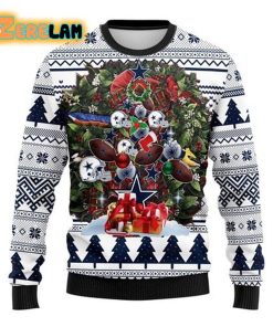 Dallas Cowboys Ugly Christmas Sweater All Over Print Sweatshirt