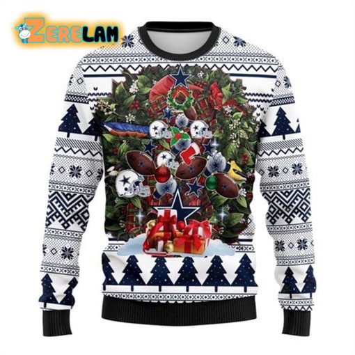 Dallas Cowboys Ugly Christmas Sweater All Over Print Sweatshirt