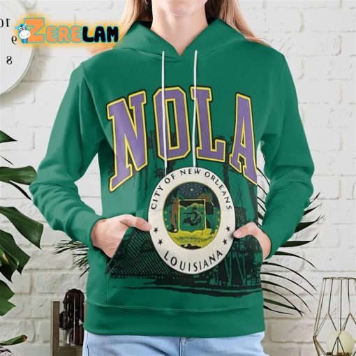 Damian Lillard Milwaukee Bucks NOLA Green Hoodie