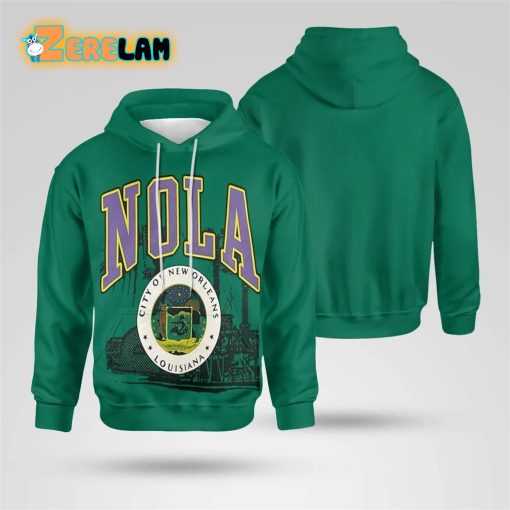 Damian Lillard Milwaukee Bucks NOLA Green Hoodie