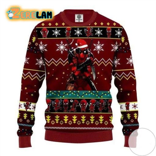 Deadpool For Unisex Ugly Sweater Christmas All Over Print Sweatshirt