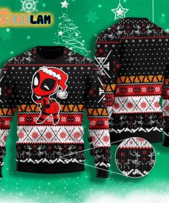 Deadpool Merry Kissmyass Ugly Sweater Christmas All Over Print Sweatshirt