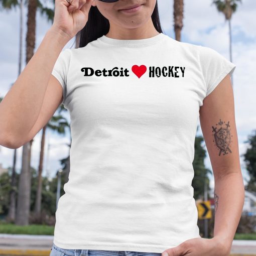Detroit Love Hockey Shirt