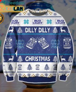 Dilly Dilly Bud Light Knitting Ugly Sweater Christmas All Over Print Sweatshirt