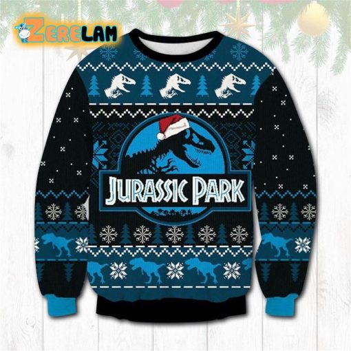 Dinosaur Jurassic Park For Unisex Ugly Sweater All Over Print Sweatshirt