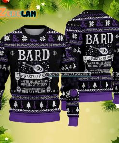 DnD Classes Collection Christmas Ugly Sweater Dungeons and Dragons