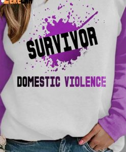 Domestic Violence Survivor Print Sweatshirt 2