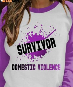 Domestic Violence Survivor Print Sweatshirt 3