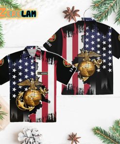 Eagle US Marine Corps Hawaiian Shirt