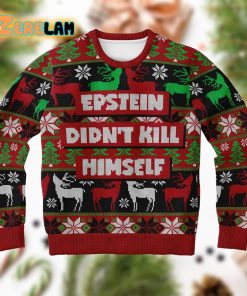 Epstein Didn’t Kill Himself Christmas Ugly Sweater