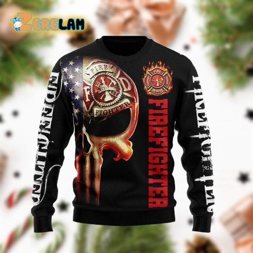 Firefighter Bravery Is Not The Absence Of Fear Ugly Sweater