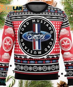 Ford Mustang 3D Ugly Sweater Christmas