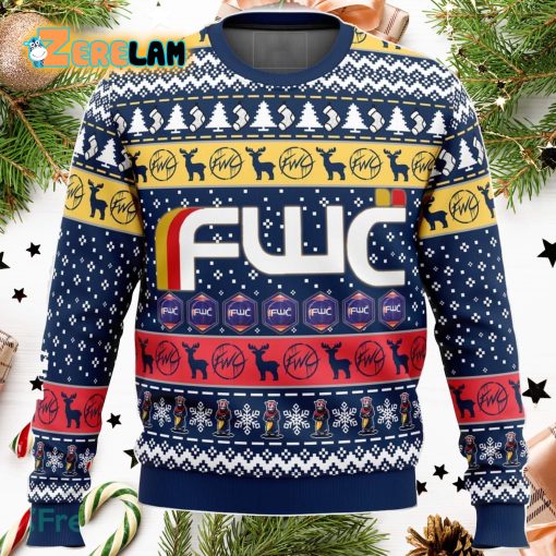 Fortnite Party 3D Christmas Ugly Sweater