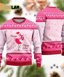 Pink flamingo hot sale christmas sweater