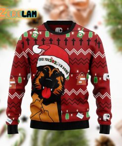 Funny German Shepherd 2020 Im Done Ugly Sweater For Men And Women