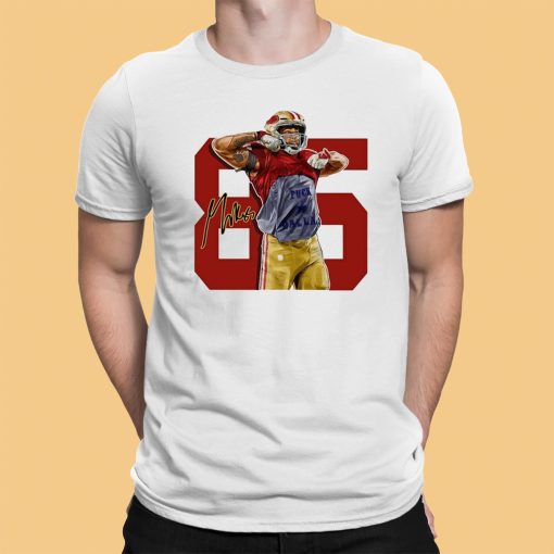 Youth George Kittle Scarlet San Francisco 49ers Holiday Name & Number Long  Sleeve T-Shirt