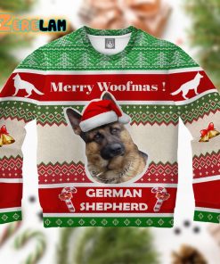 German Shepherd Dog Christmas Ugly Sweater
